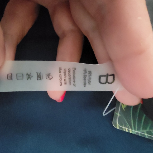 NWT-Blooming Jolly- 2 peice Black Swimsuit Size M - Picture 8 of 13